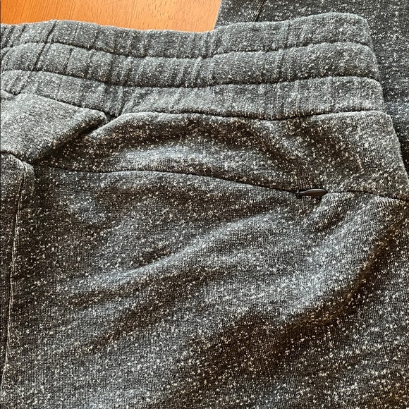 PACT Gray Heathered Organic Cotton Ankle Zip Joggers Sweatpants M - Picture 6 of 8